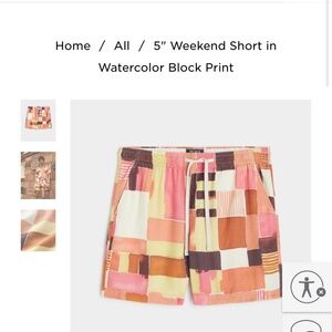 Men’s multi colored Todd Snyder Swimming Trunks